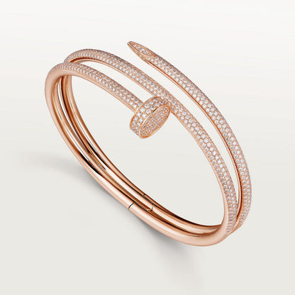 [baslovejewels]JUSTE BRACELET 3.5MM DOUBLE ROWS DIAMOND