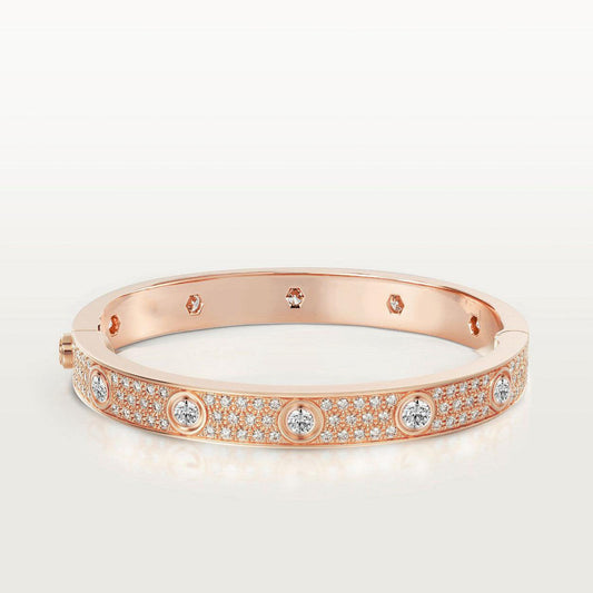 [baslovejewels]LOVE BRACELET 6.1MM DIAMOND-PAVED 10 BIG DIAMONDS