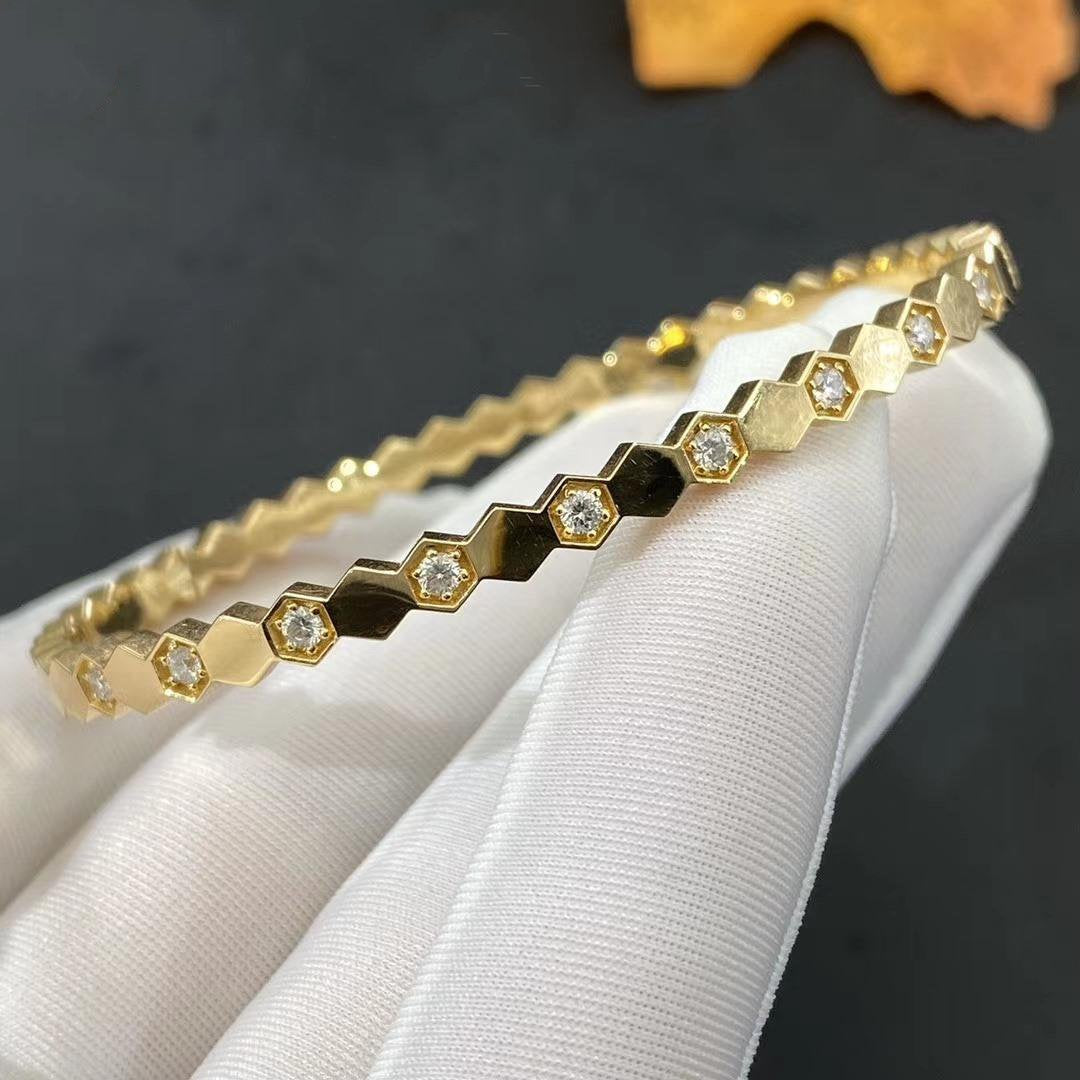 [baslovejewels]BEE LOVE GOLD DIAMOND BRACELET