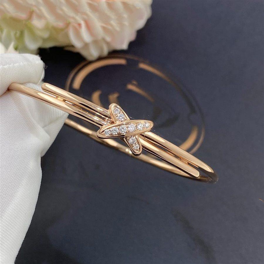 [baslovejewels]JEUX DE BRACELET PINK GOLD DIAMONDS