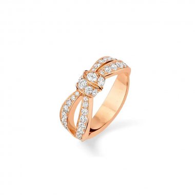 [baslovejewels]LIENS PINK GOLD DIAMOND RING