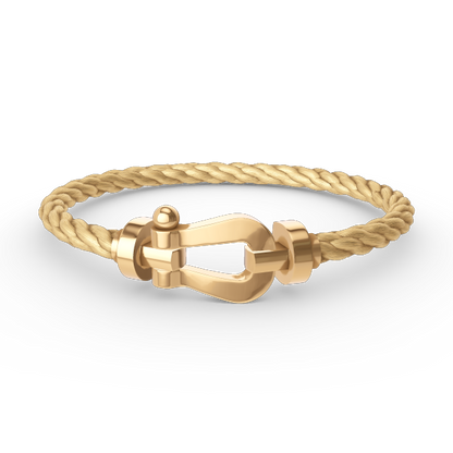 [baslovejewels]FORCE LARGE HORSESHOE NO DIAMOND BRACELET GOLD