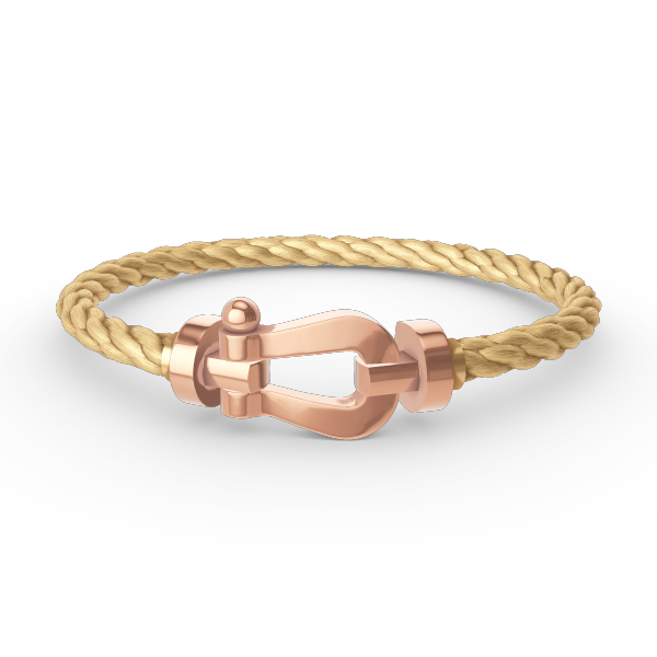 [baslovejewels]FORCE LARGE HORSESHOE NO DIAMOND BRACELET ROSE GOLD
