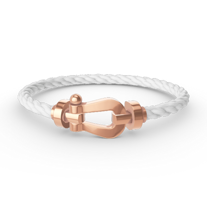 [baslovejewels]FORCE LARGE HORSESHOE NO DIAMOND BRACELET ROSE GOLD