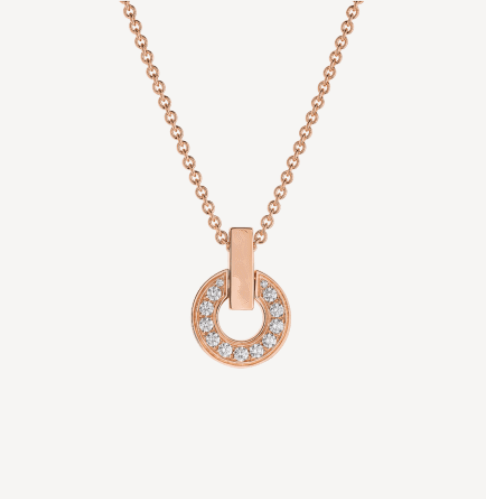 [baslovejewels]GARI NECKLACE PINK GOLD DIAMOND