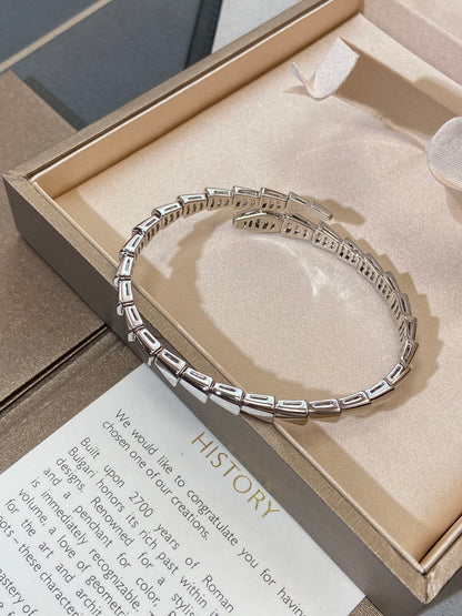 [baslovejewels]SERPENTI VIPER SILVER BRACELET