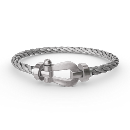 [baslovejewels]FORCE LARGE HORSESHOE NO DIAMOND BRACELET SILVER