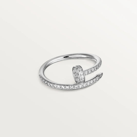 [baslovejewels]JUSTE RING 1.8MM SILVER DIAMONDS